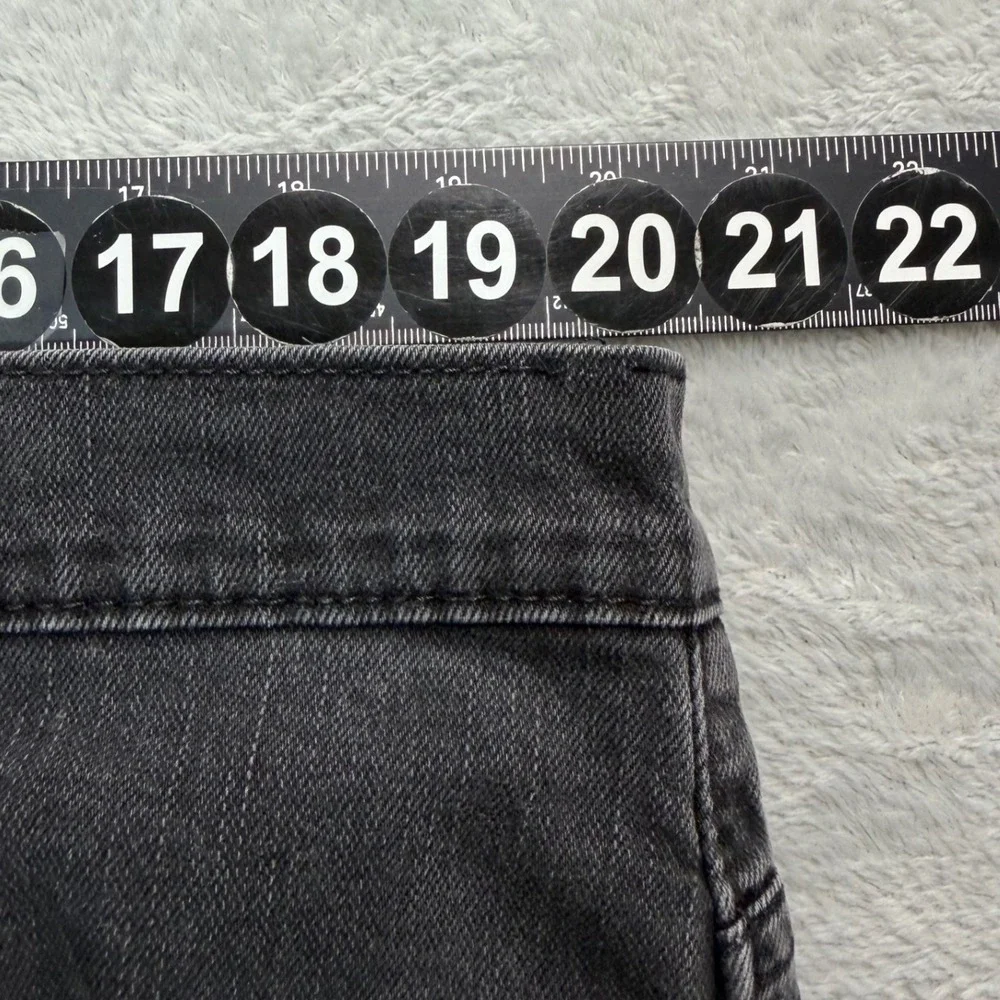 Levis 569 Jeans Mens Measures 40X31 Tag 40X32 Black Loose Baggy Straight Stretch